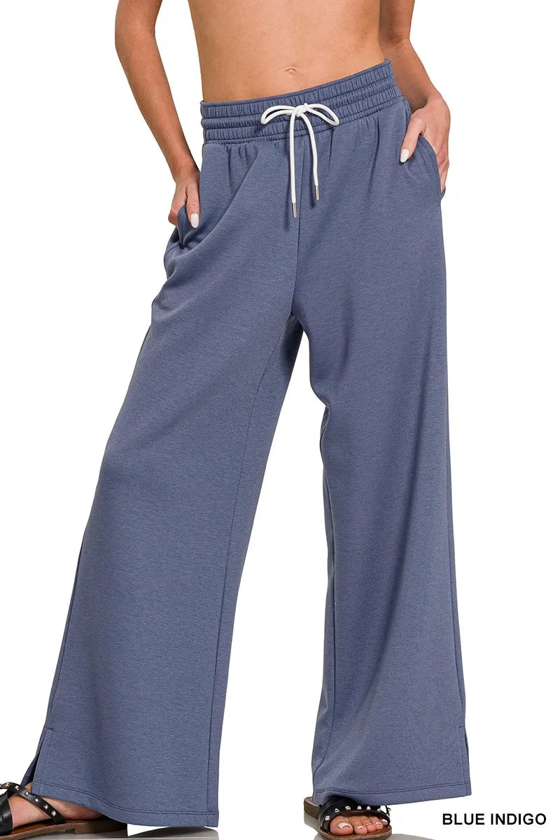 Zenana Scuba Drawstring Pants on Simply Obsessed