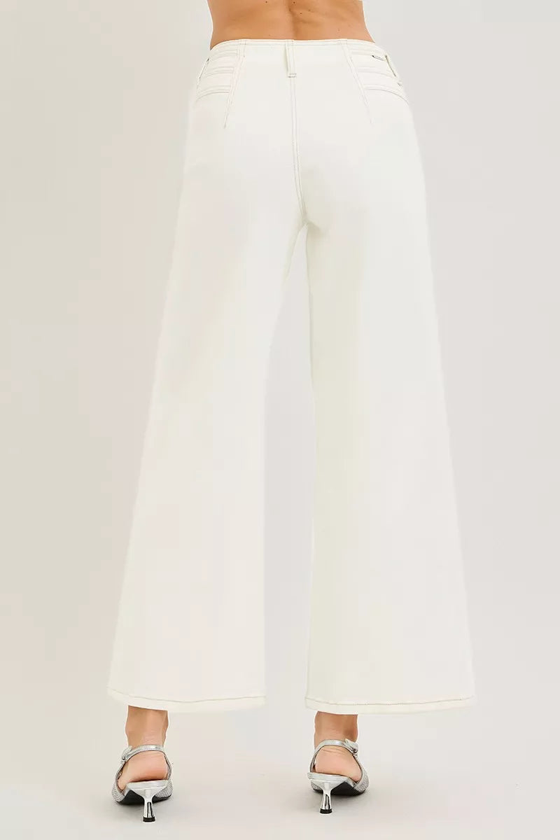 RISEN High Rise Ankle Wide Pants on Simply Obsessed