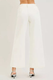 RISEN High Rise Ankle Wide Pants on Simply Obsessed