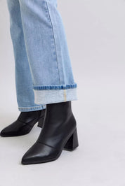 Judy Blue Mid Rise Thermal Bootcut Jeans on Simply Obsessed