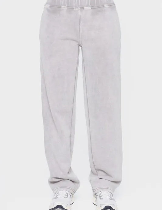 MONO B Elastic Waist Fleece Pants with Pockets **FALL DEBUT SALE** on Simply Obsessed