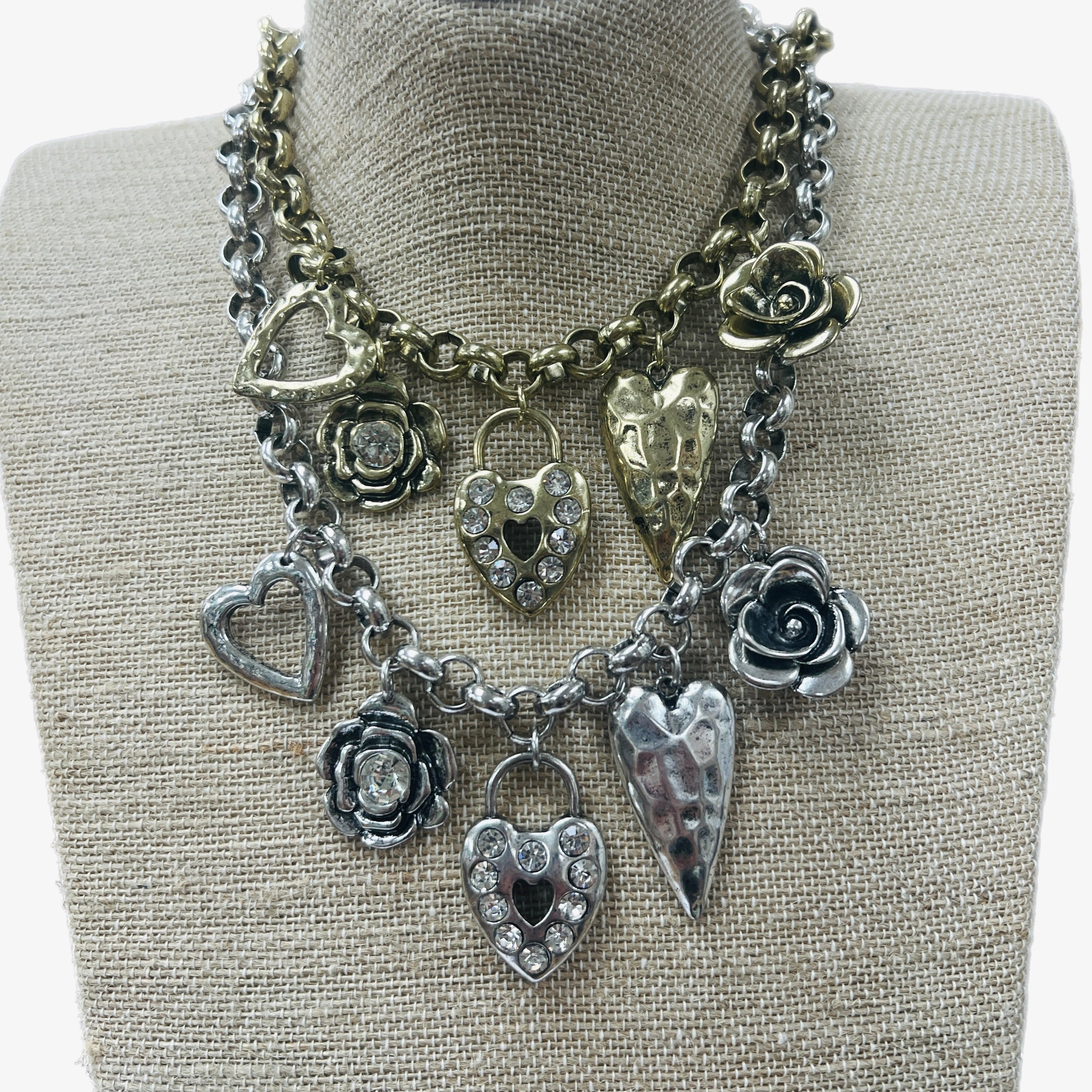ATG Hammered Charm Necklace on Simply Obsessed
