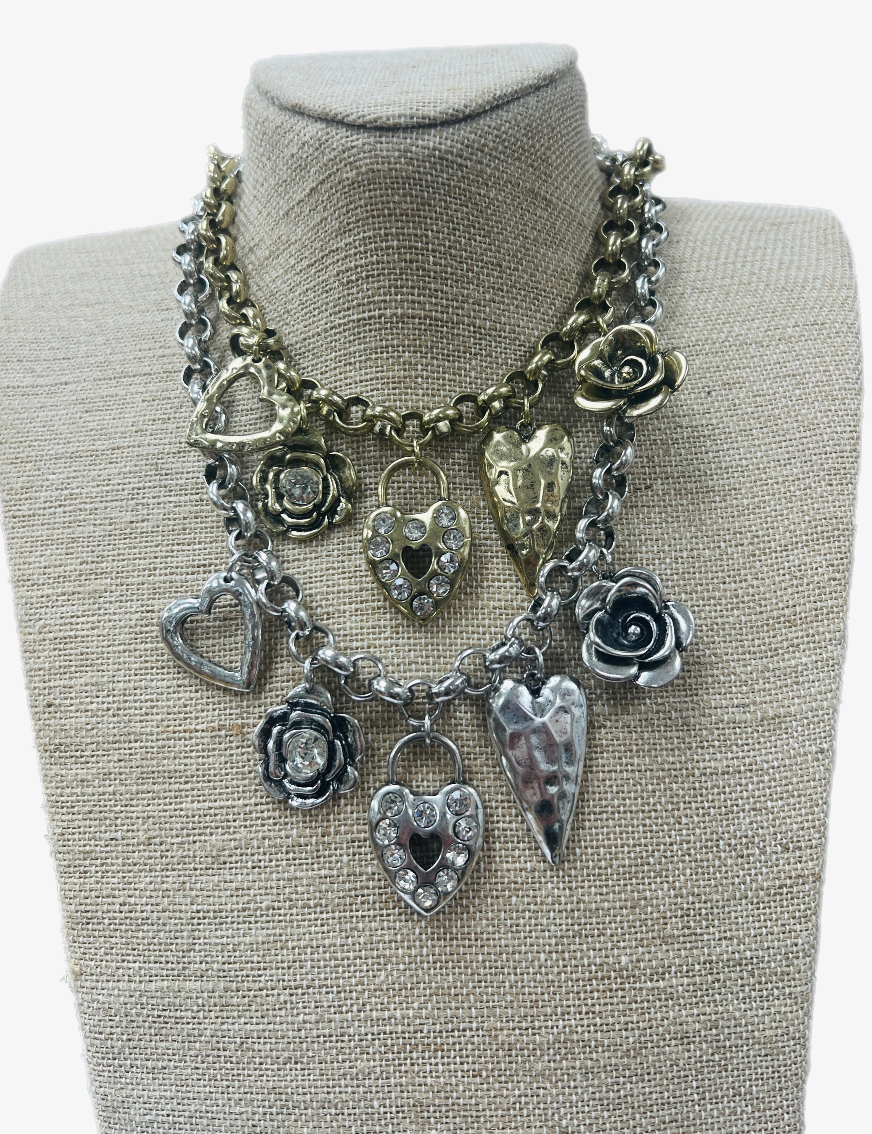 ATG Hammered Charm Necklace on Simply Obsessed