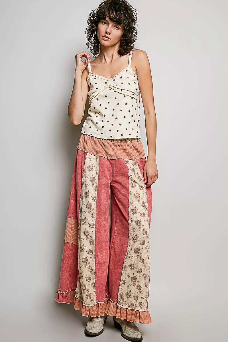 POL Star Printed Lightweight Ribbed Knit Cami on Simply Obsessed