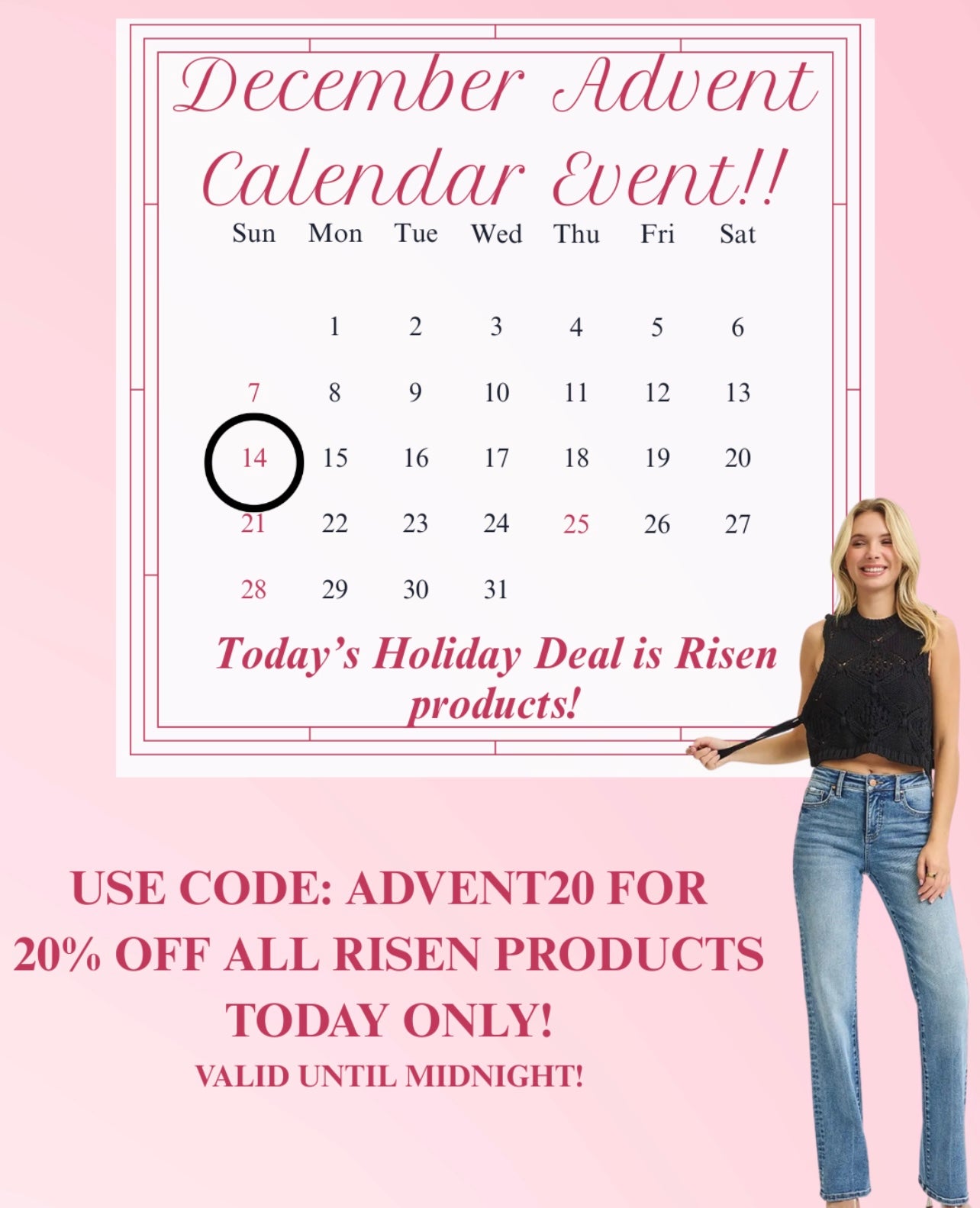 RISEN ADVENT CALENDAR EVENT DEC.14TH! on Simply Obsessed
