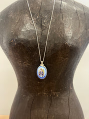 MALIBU HIPPIE Sterling Silver Angel Box Necklace on Simply Obsessed