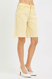 RISEN Slouchy Bermuda Shorts on Simply Obsessed