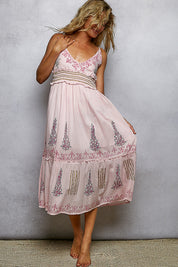 POL Smocked Waistband Floral Midi Cami Dress. **SALE** on Simply Obsessed