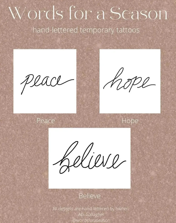 3-Pack Temp Tattoos on Simply Obsessed