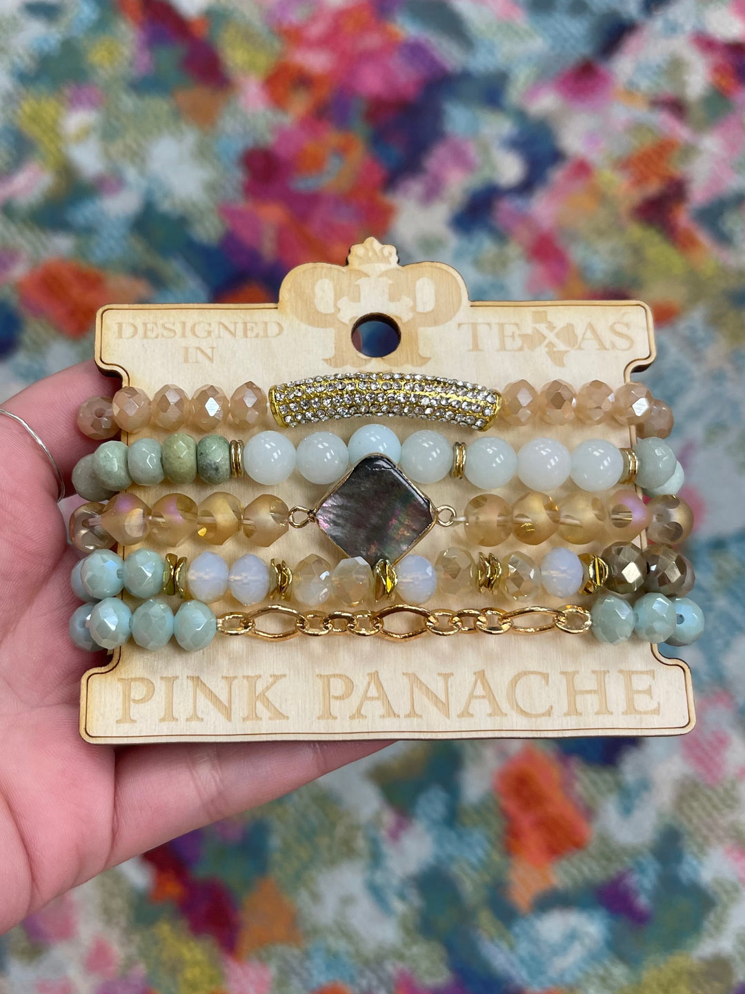 Blue Neutral Bracelet Stack by Pink Panache Brands on Simply Obsessed