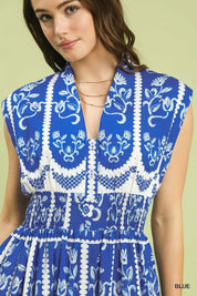 UMGEE Sleeveless Smocked Midi Dress **DEBUT SALE** on Simply Obsessed