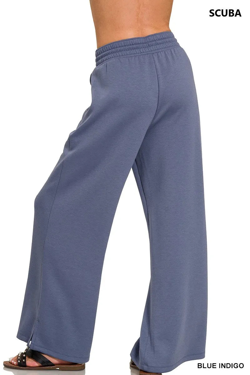 Zenana Scuba Drawstring Pants on Simply Obsessed