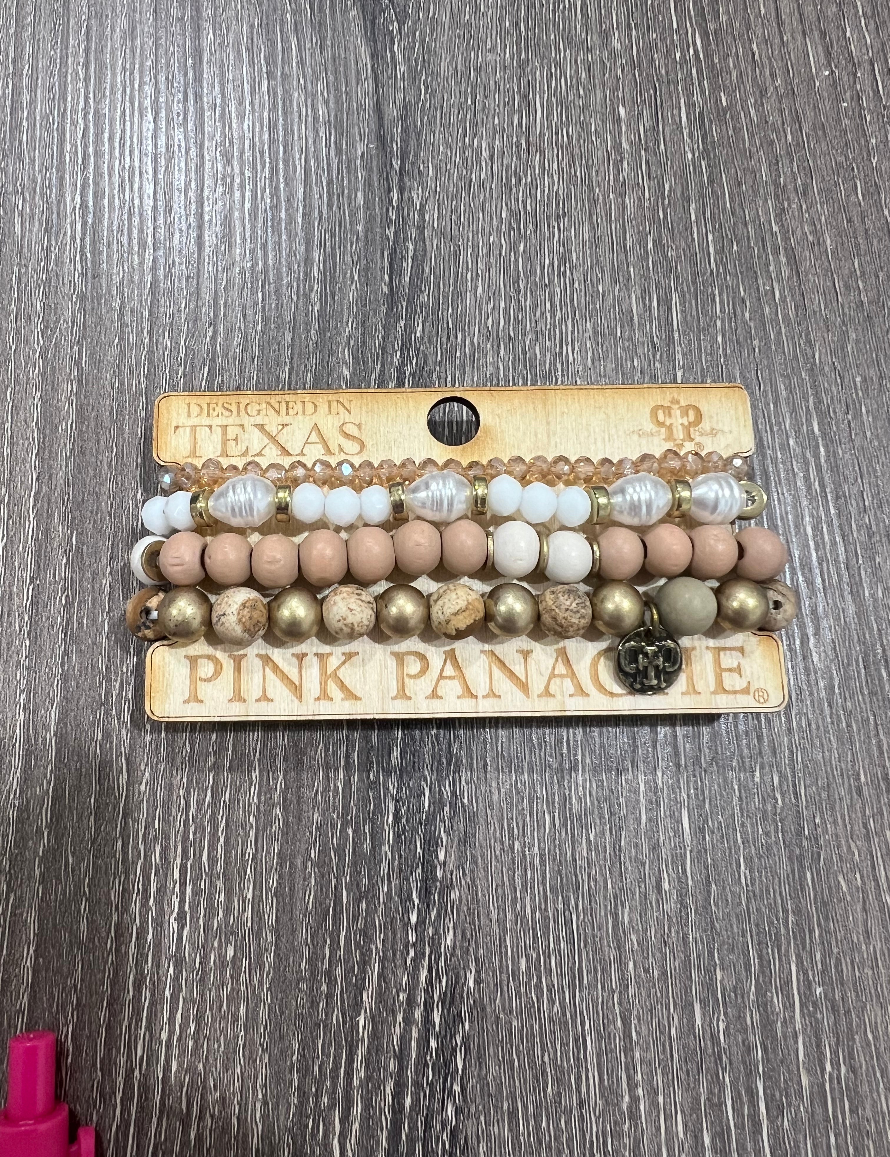 PINK PANACHE #609 Light Pink Neutral Bracelet Stack on Simply Obsessed