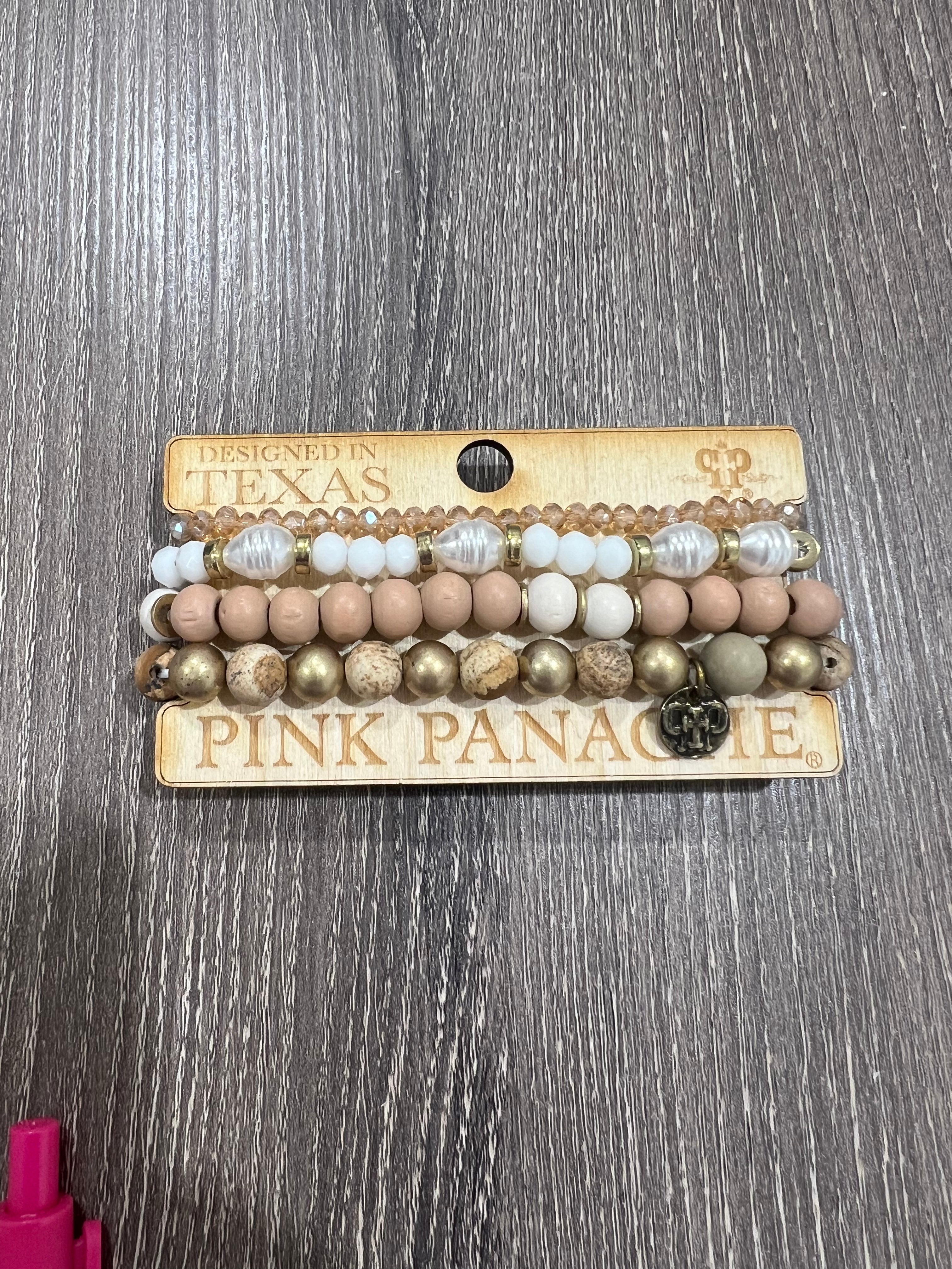 PINK PANACHE #609 Light Pink Neutral Bracelet Stack on Simply Obsessed