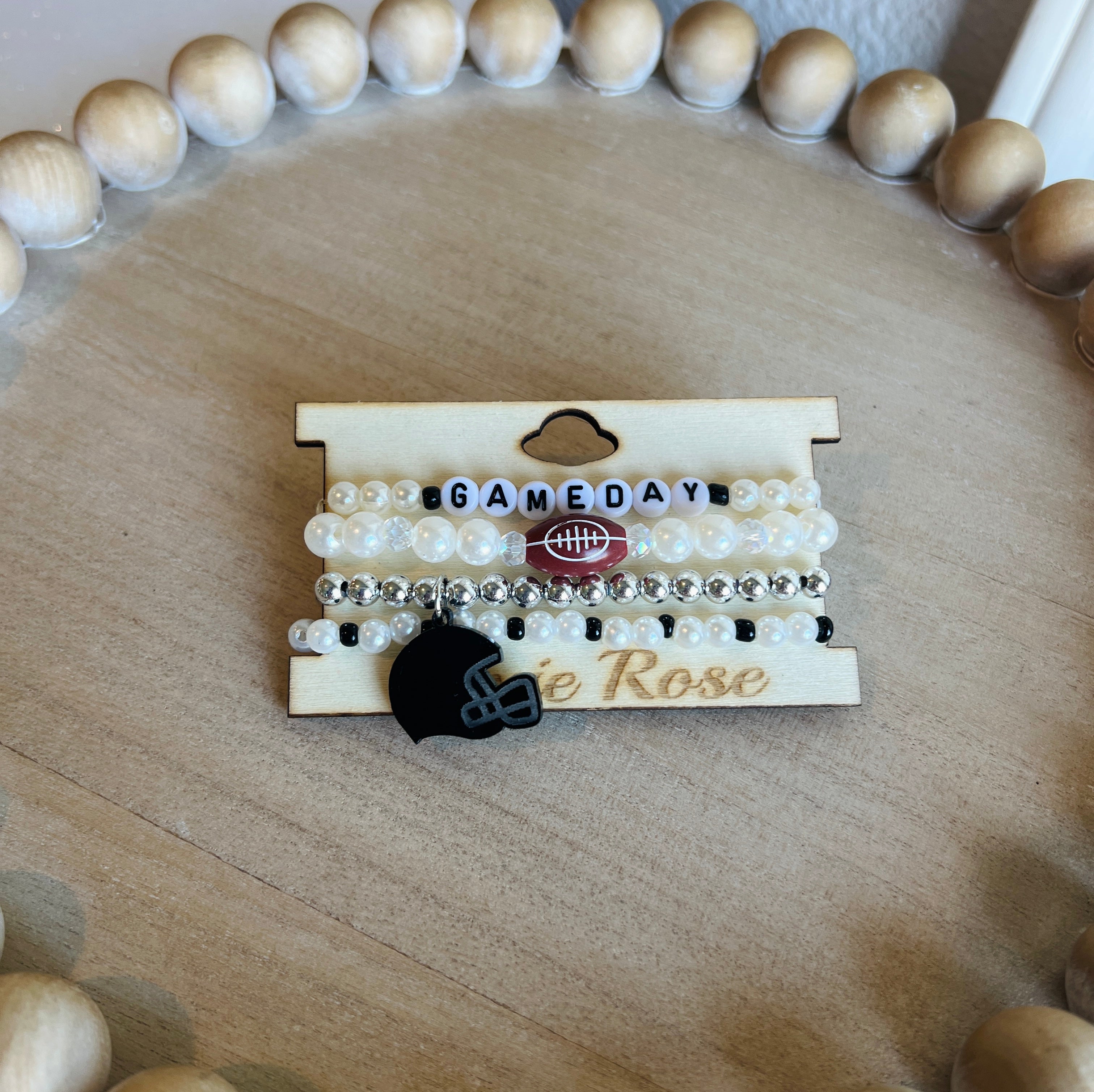 DIXIE ROSE Gameday Bracelet Stack on Simply Obsessed