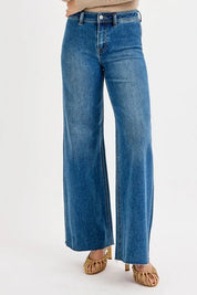 RISEN High-Waisted Wide Leg Jeans on Simply Obsessed