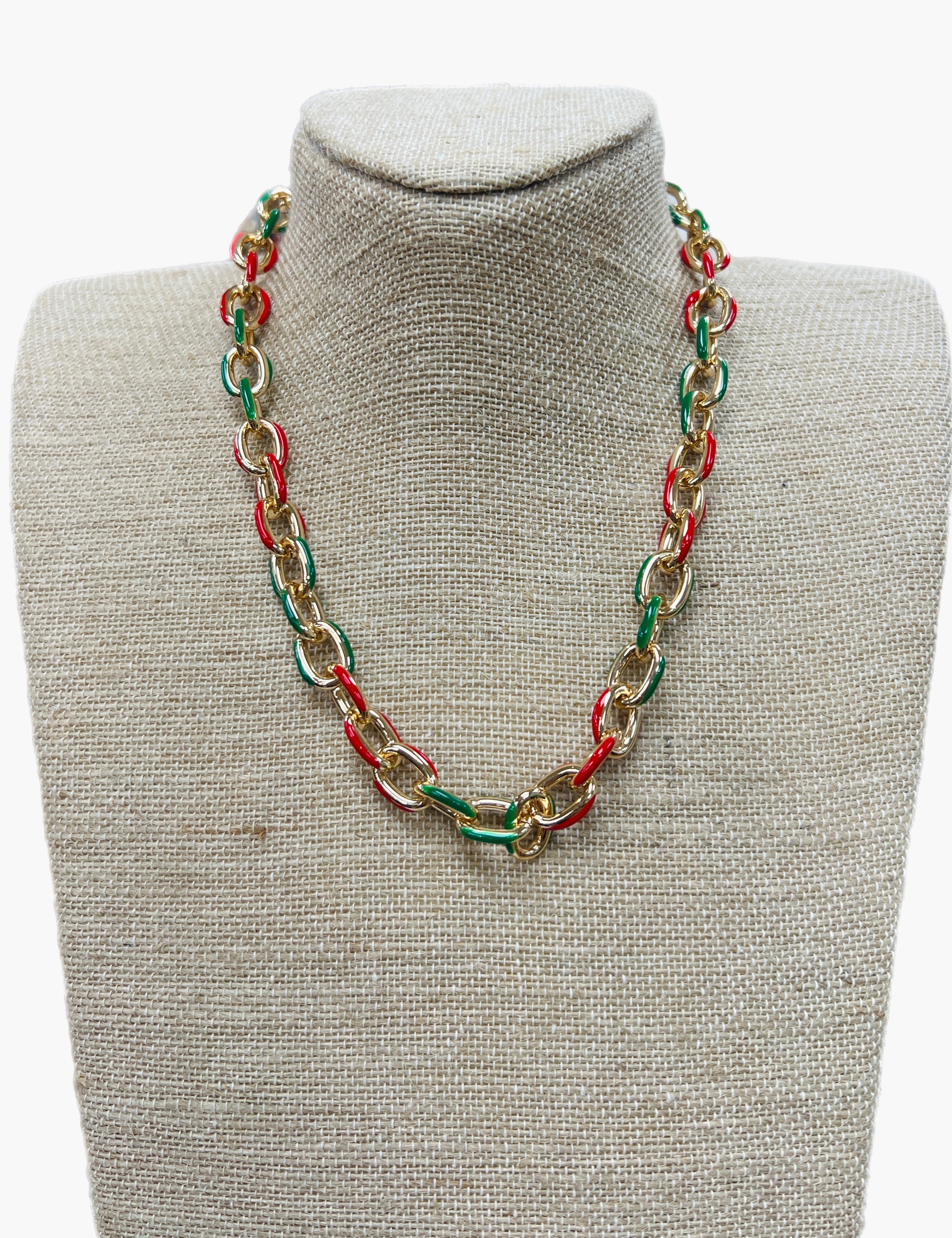 ATG Enamel Chain Necklace on Simply Obsessed