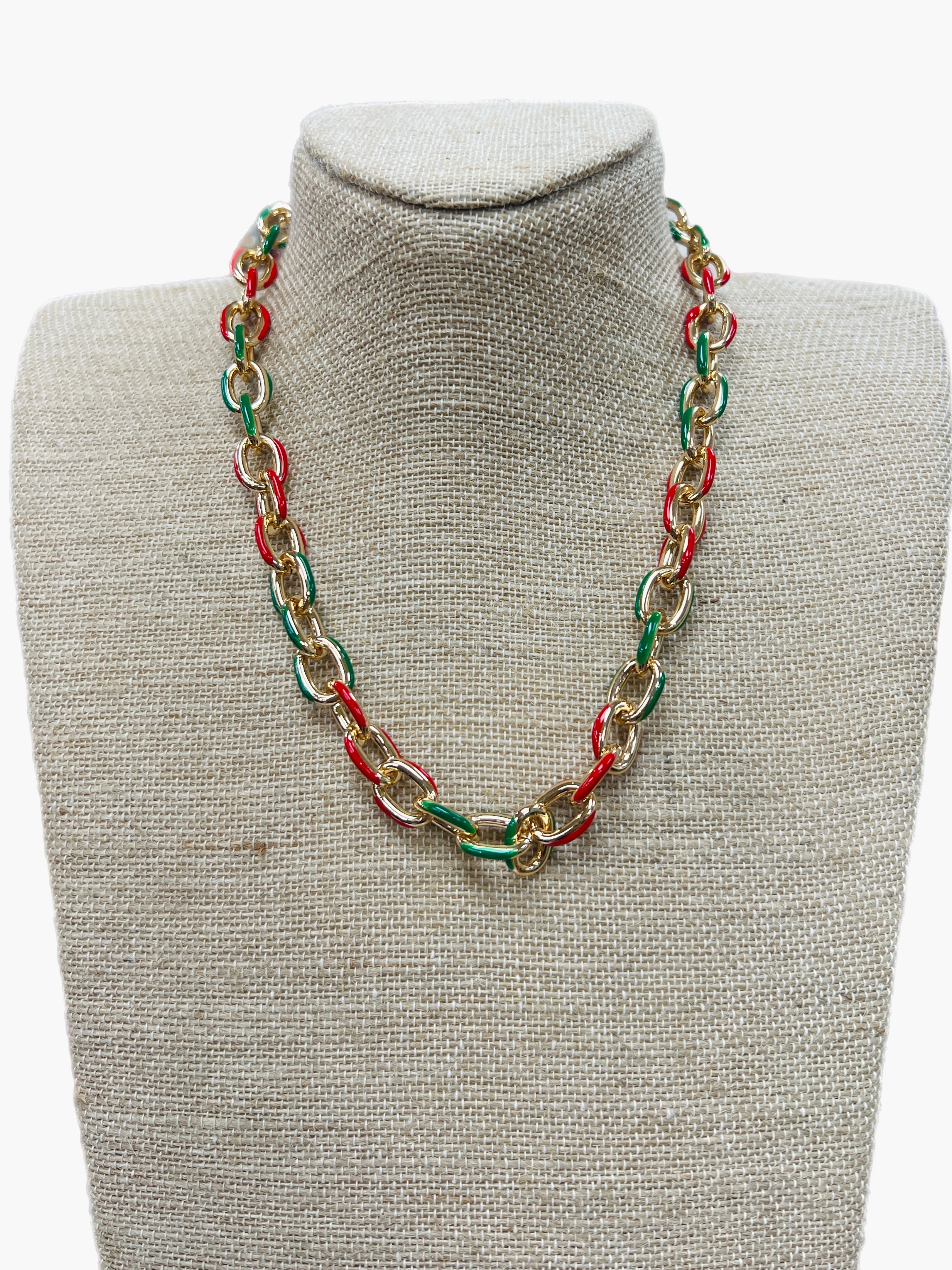 ATG Enamel Chain Necklace on Simply Obsessed