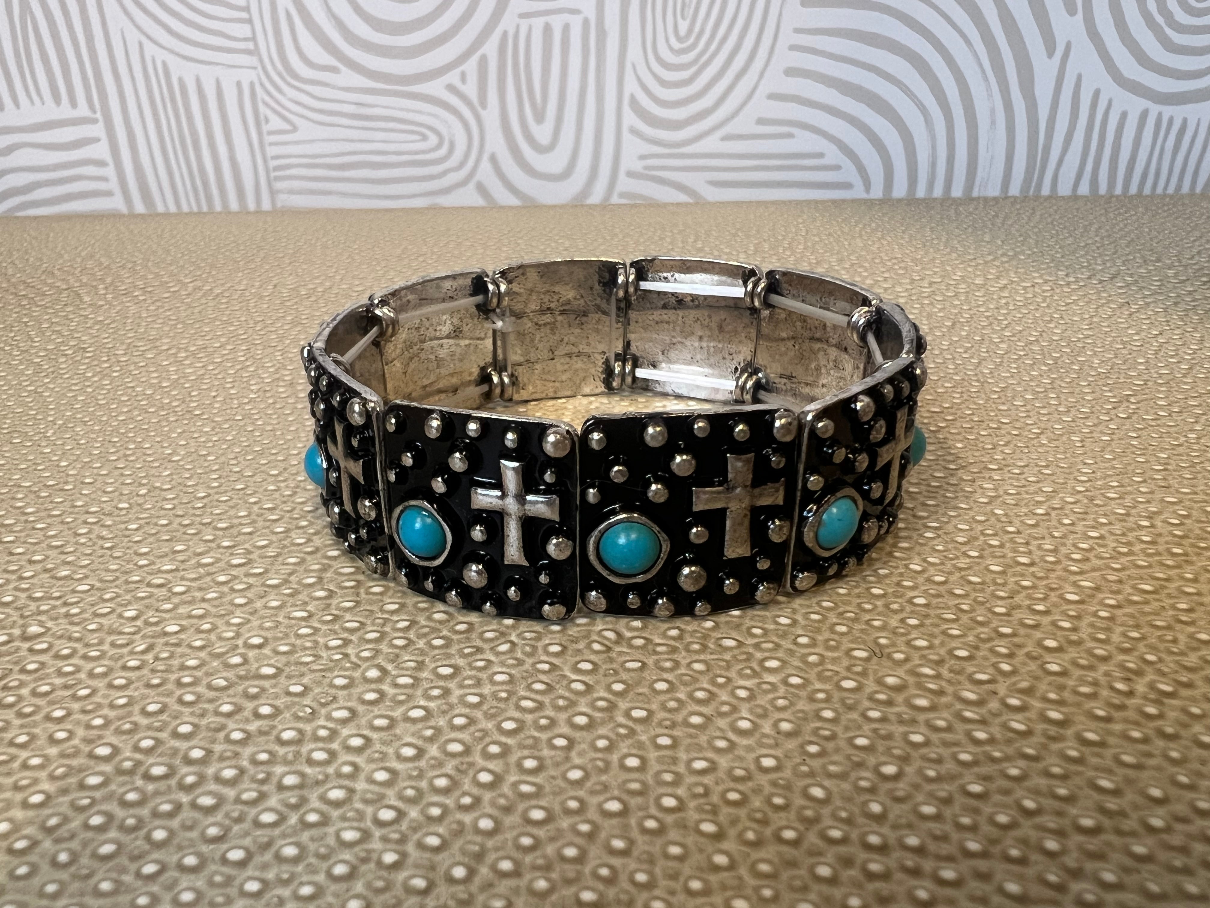 Turquoise Stretchy Bracelet on Simply Obsessed