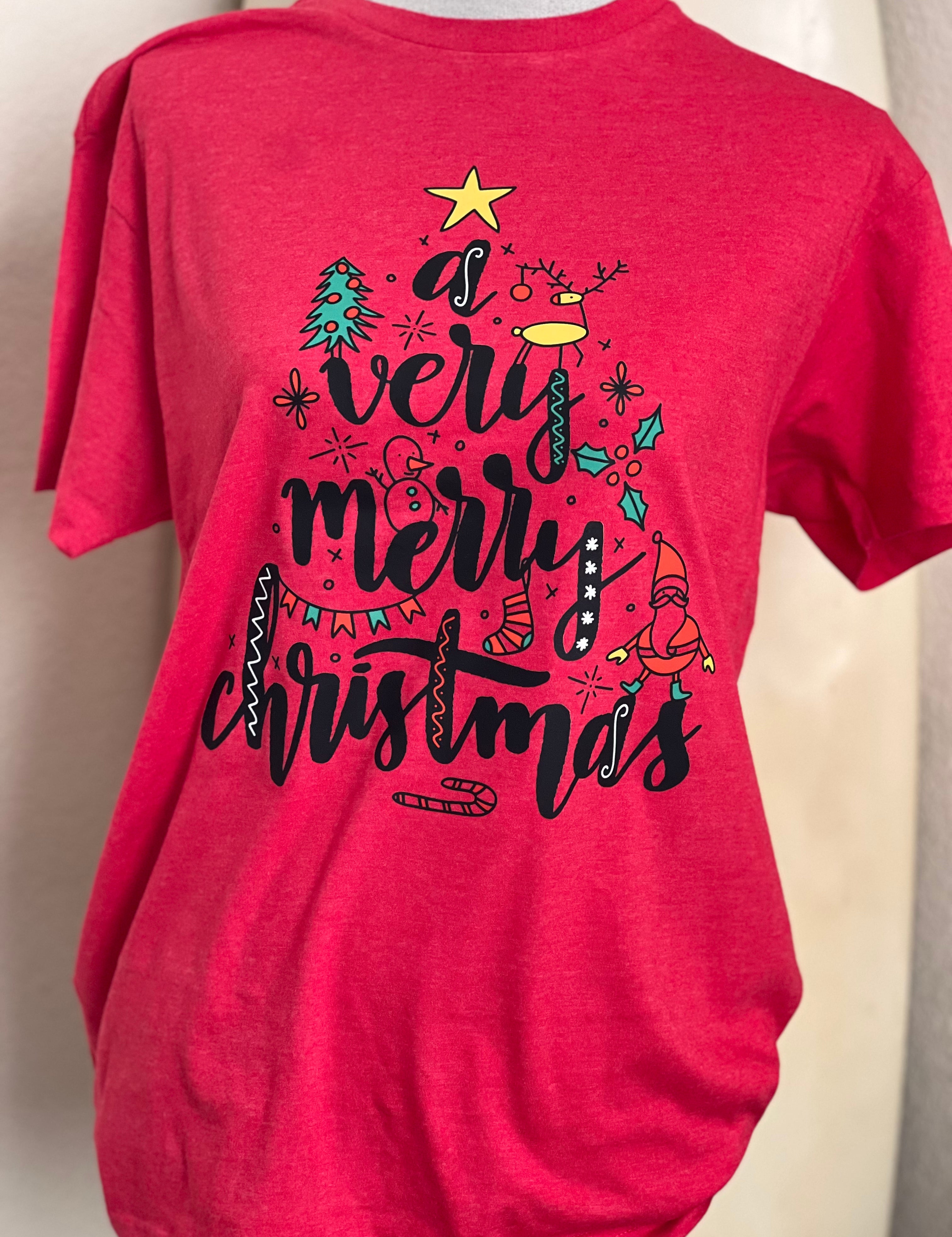 T-SHIRT JUNKIE A Very Merry Christmas Tee on Simply Obsessed