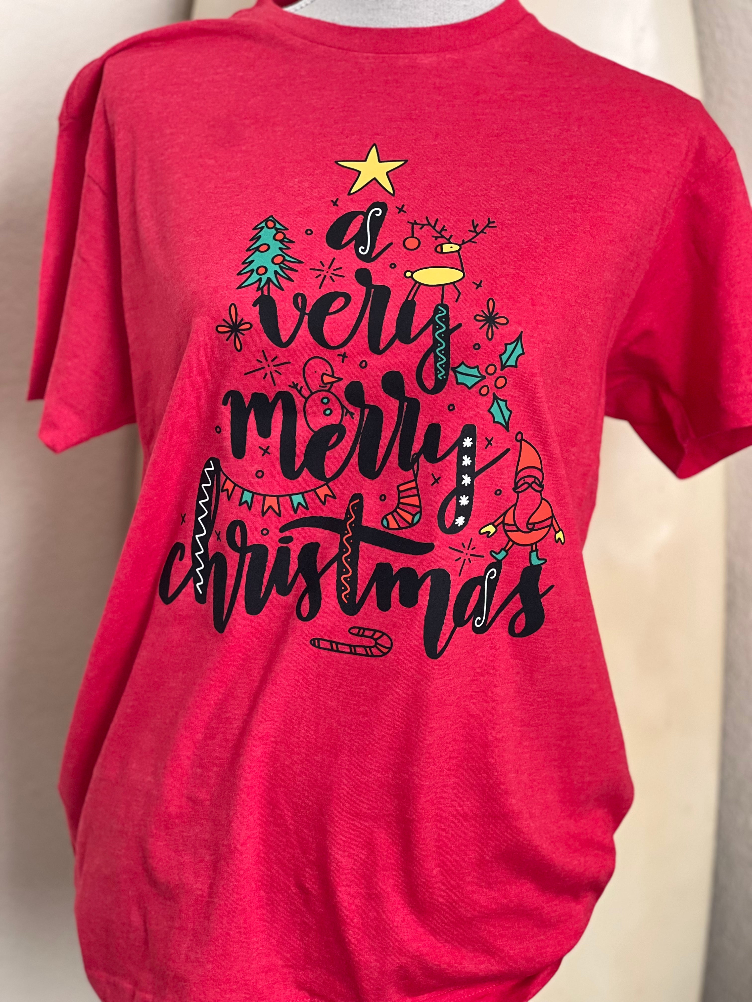 T-SHIRT JUNKIE A Very Merry Christmas Tee on Simply Obsessed