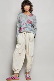 POL Floral Print Button-Down Knit Cardigan on Simply Obsessed