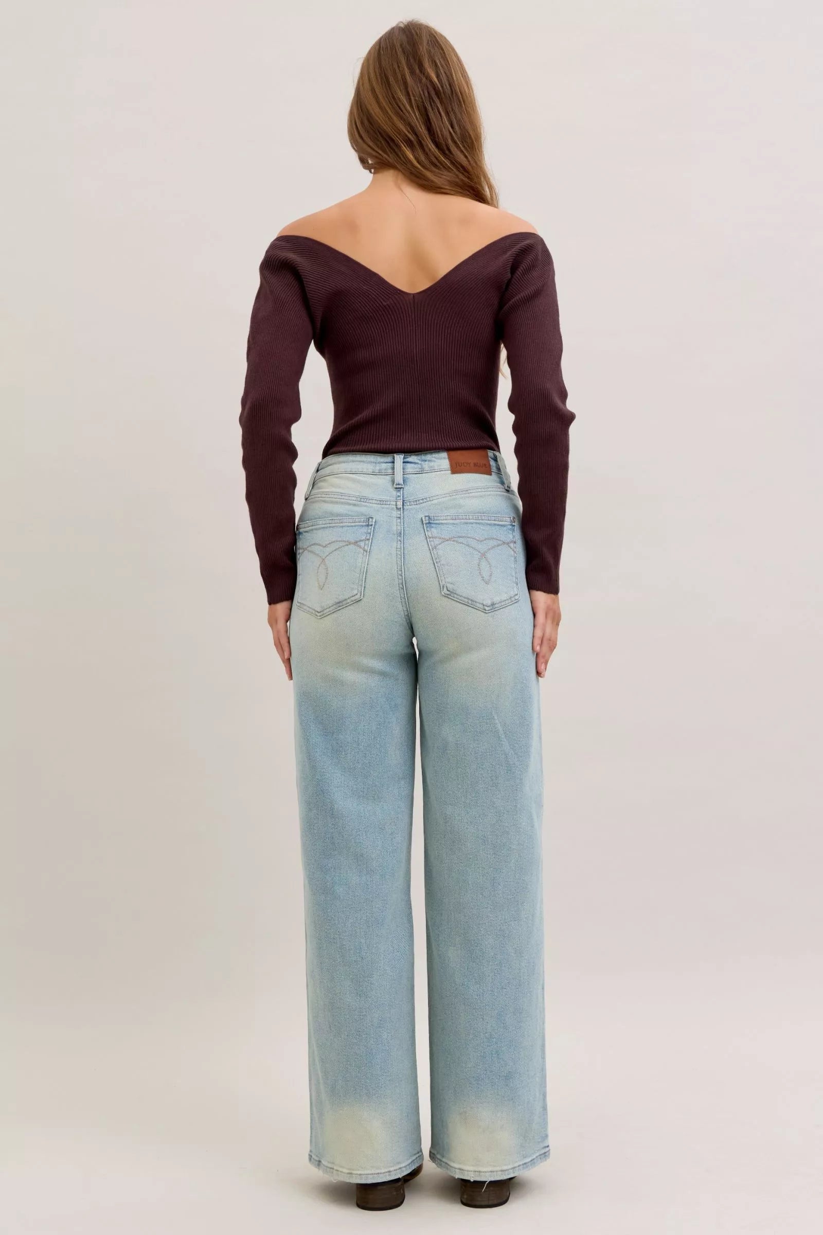 JUDY BLUE High Waist Column Straight Jeans on Simply Obsessed