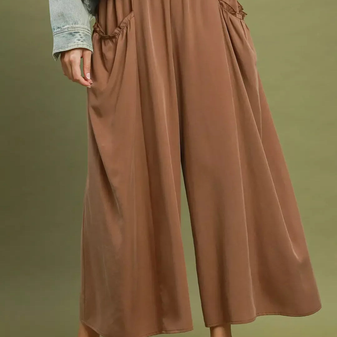 UMGEE Flowy Wide Leg Pocket Pants. **FALL DEBUT SALE** on Simply Obsessed