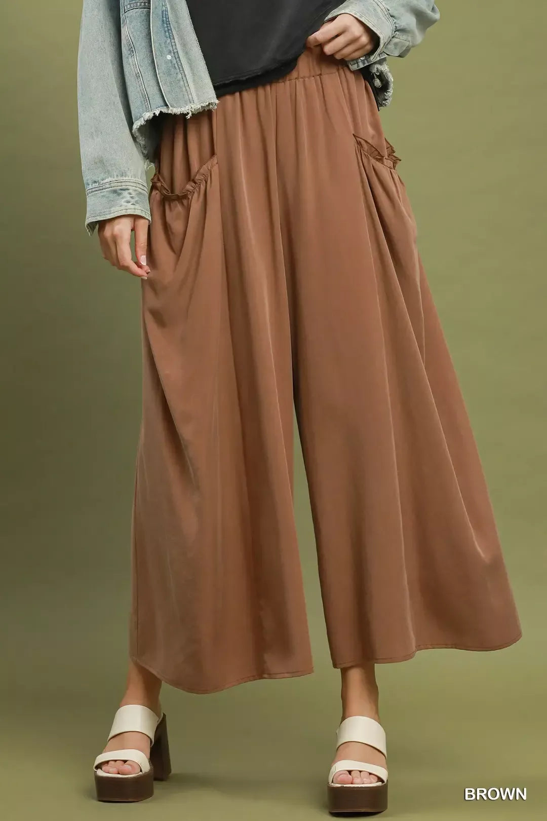 UMGEE Flowy Wide Leg Pocket Pants. **FALL DEBUT SALE** on Simply Obsessed
