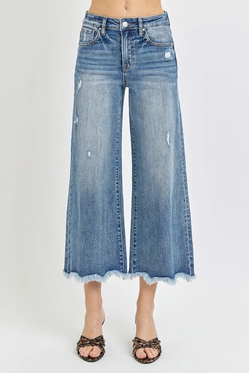 RISEN High Rise Cropped Flare Jeans on Simply Obsessed