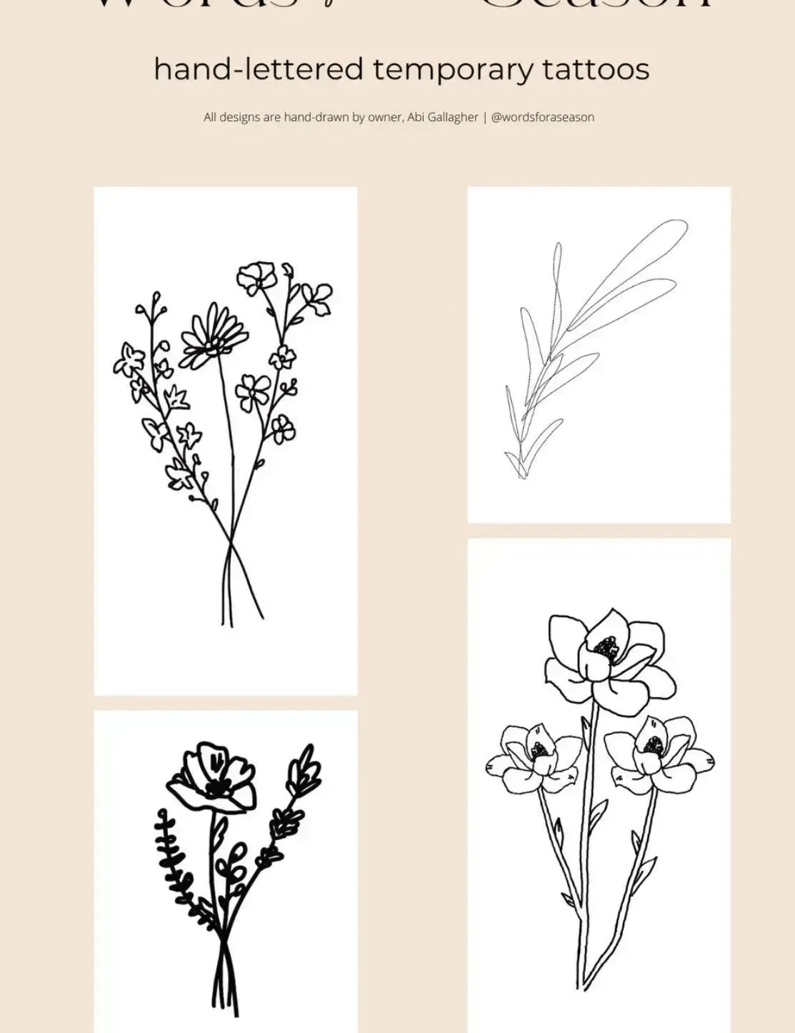 4-Pack Temp Tattoos on Simply Obsessed