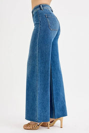 RISEN High-Waisted Wide Leg Jeans on Simply Obsessed