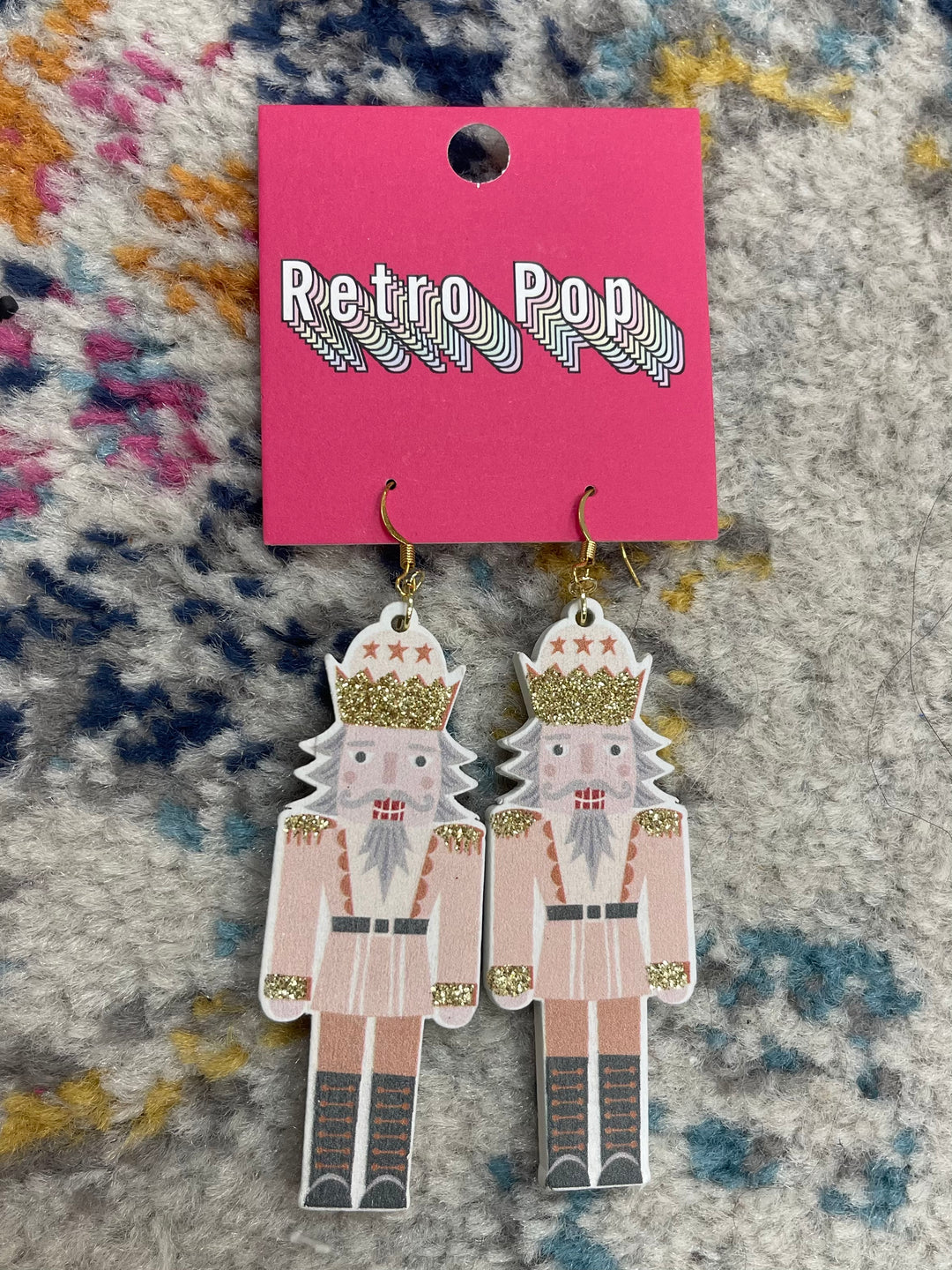 Glitter Nutcracker Earrings by Dixie Rose on Simply Obsessed