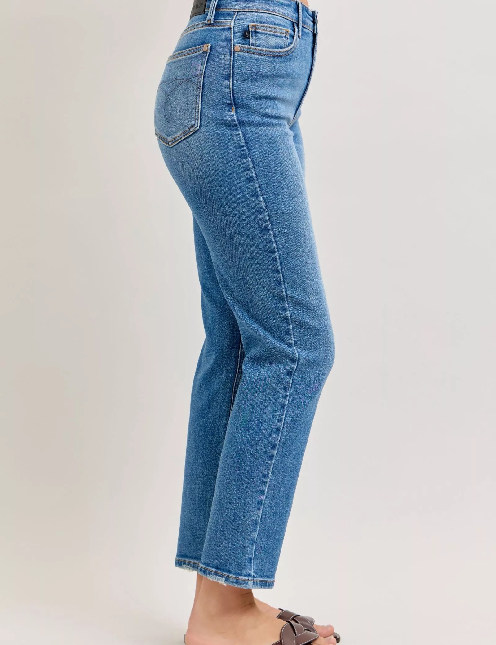Judy Blue High-Waisted Straight-Leg Jeans on Simply Obsessed