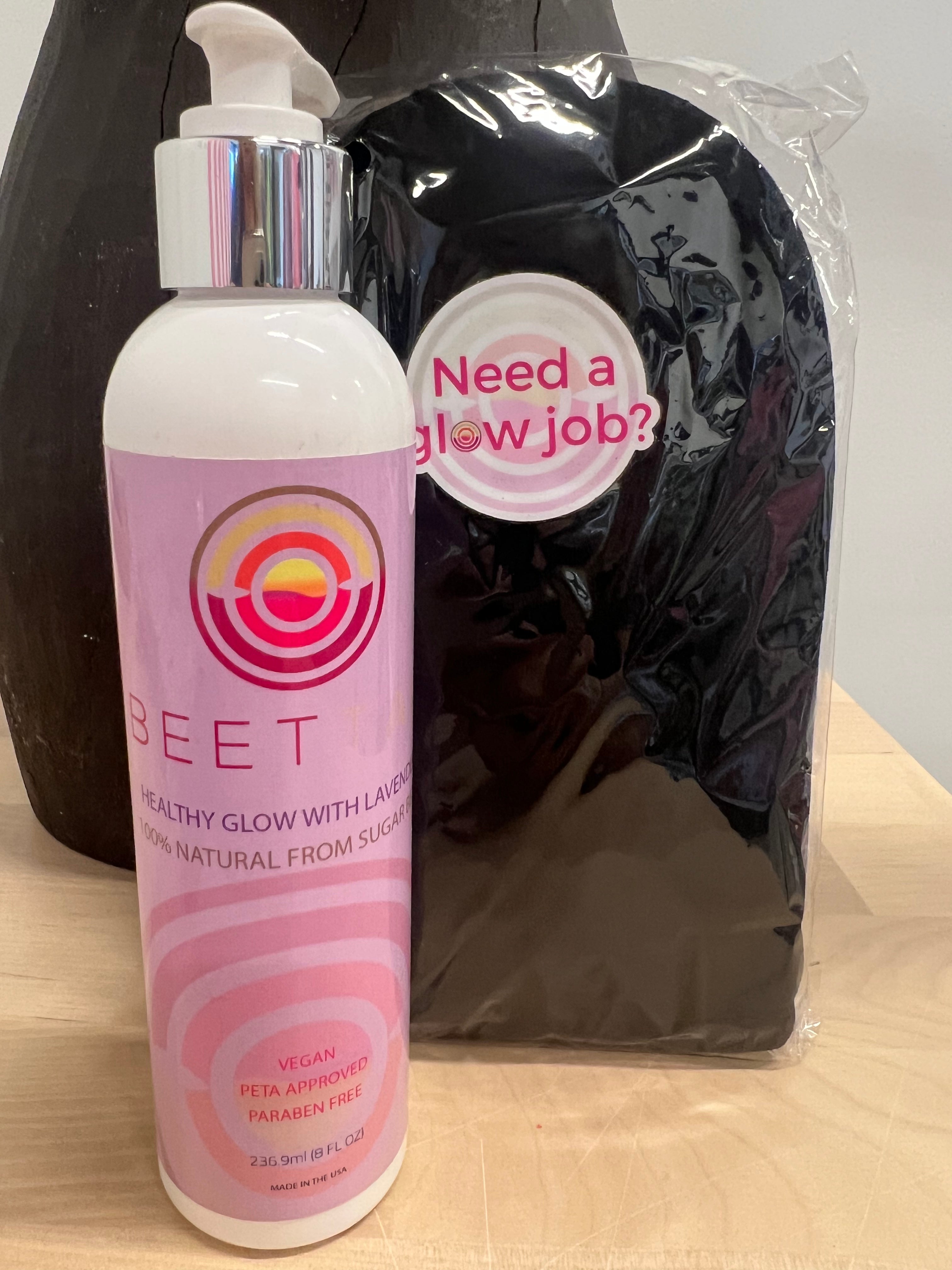 BEETTAN Healthy Glow Lavender Self Tanner w/ Free Mitt on Simply Obsessed