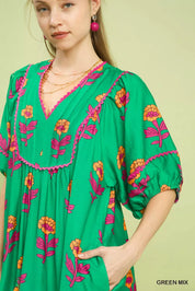 UMGEE Floral Print Midi Dress **SALE** on Simply Obsessed