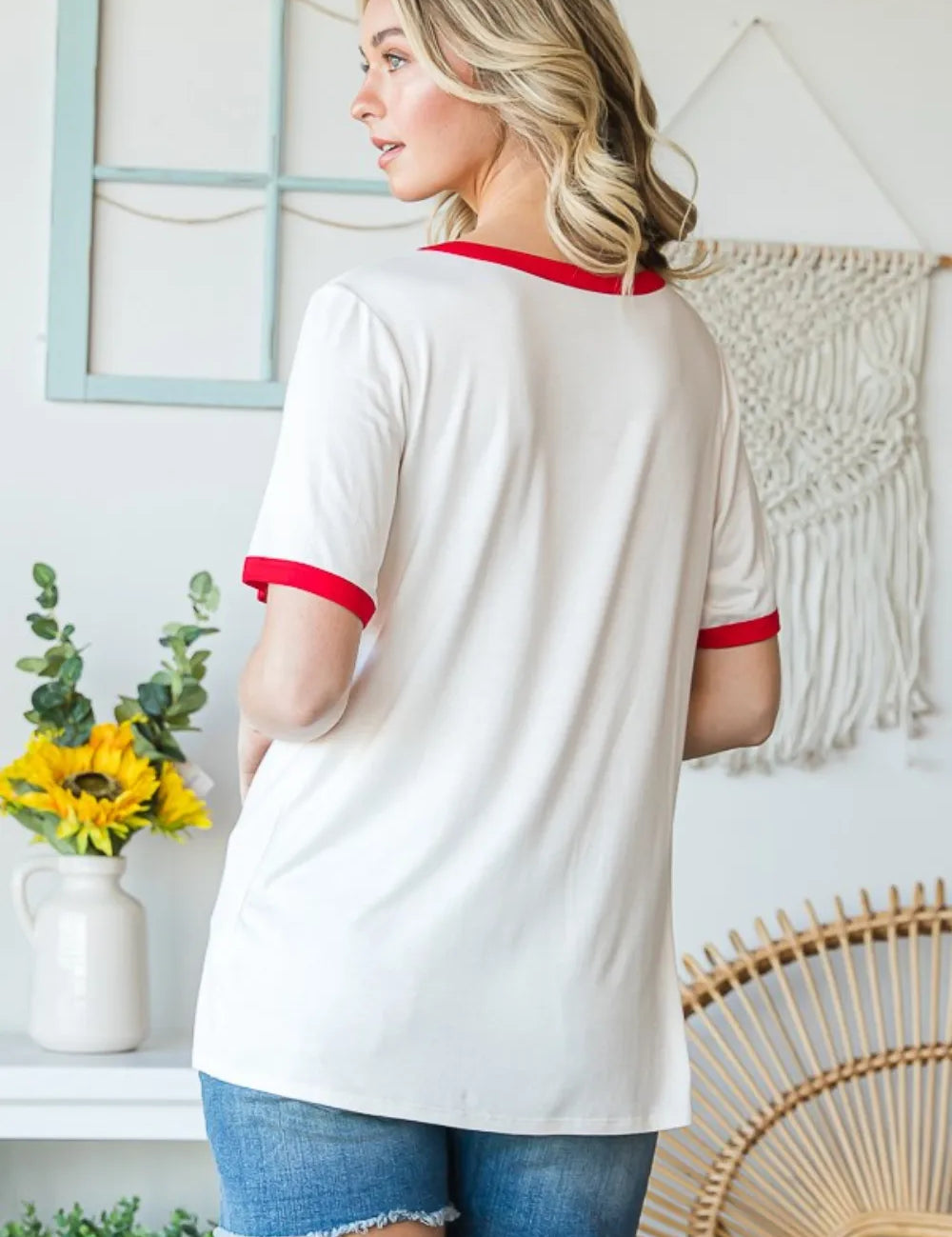 HEIMISH Full Size USA Contrast Trim Short Sleeve T-Shirt on Simply Obsessed
