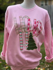 MALIBU HIPPIE Crystal Ho Ho Ho Sweatshirt on Simply Obsessed