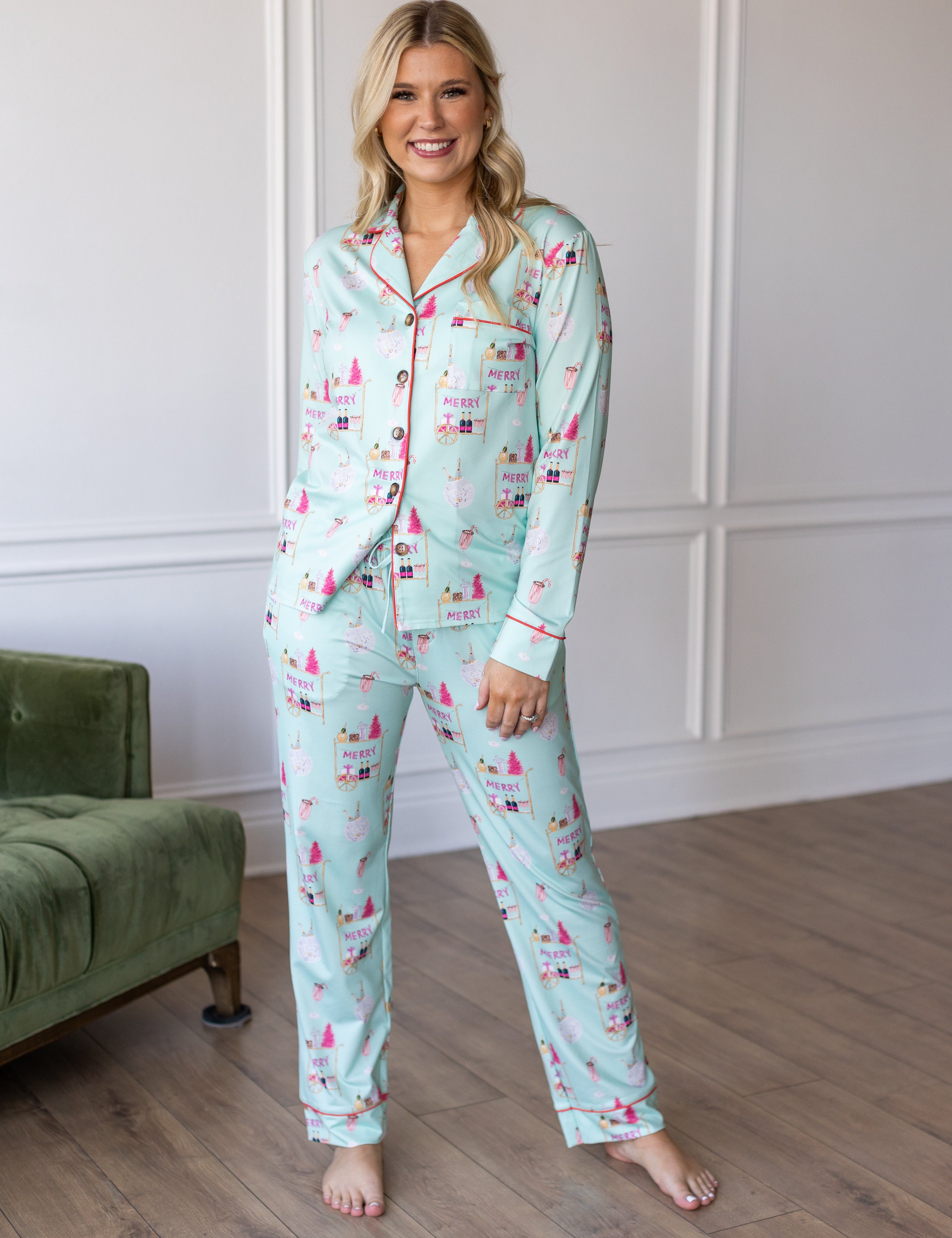 PROSECCO CHRISTMAS HOLIDAY LOUNGE SET on Simply Obsessed