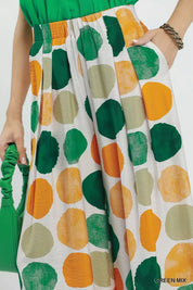 UMGEE Dot Print Wide Leg Pants on Simply Obsessed