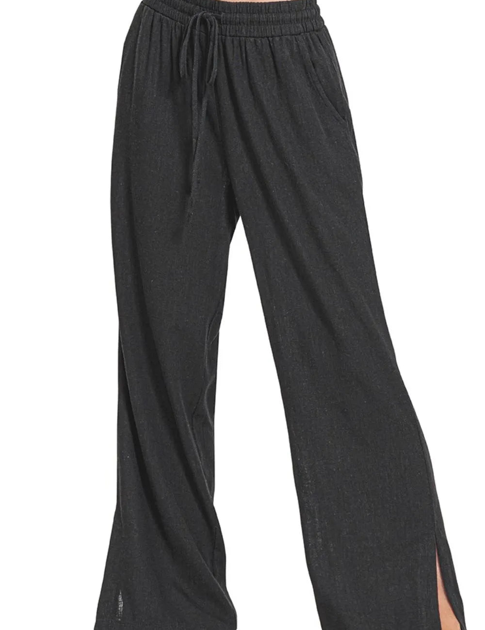 Zenana Linen Drawstring Pants on Simply Obsessed