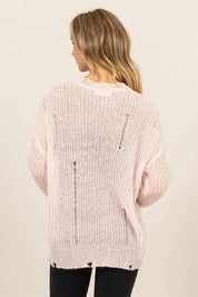 HYFVE Distressed Long Sleeve Knit Top **FALL DEBUT SALE** on Simply Obsessed