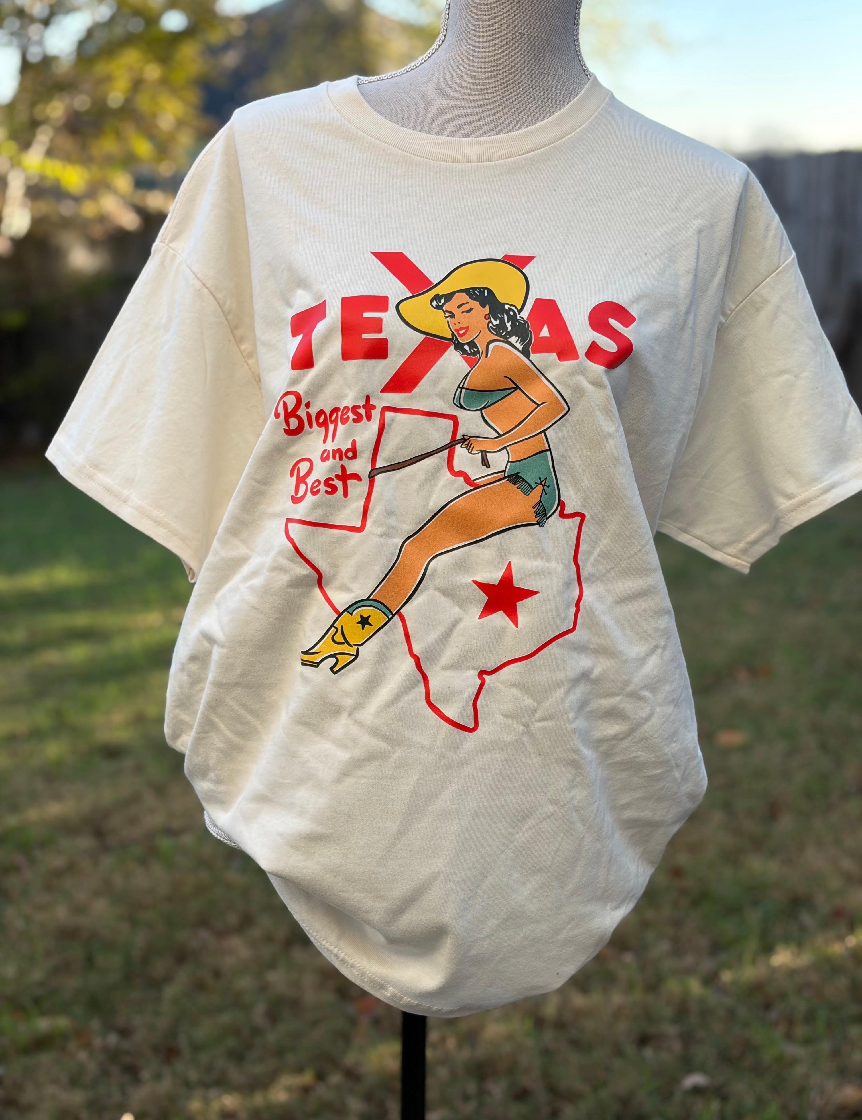T-SHIRT JUNKIE Biggest & Best Texas Tee on Simply Obsessed