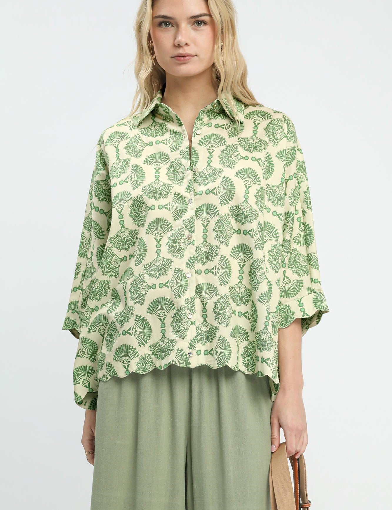 UMGEE Printed Button Down Shirt **DEBUT SALE** on Simply Obsessed