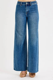RISEN High-Waisted Wide Leg Jeans on Simply Obsessed