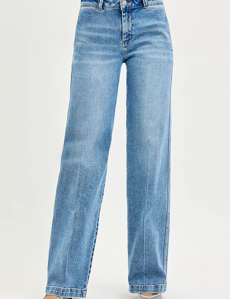 RISEN Slouchy Straight Jeans on Simply Obsessed