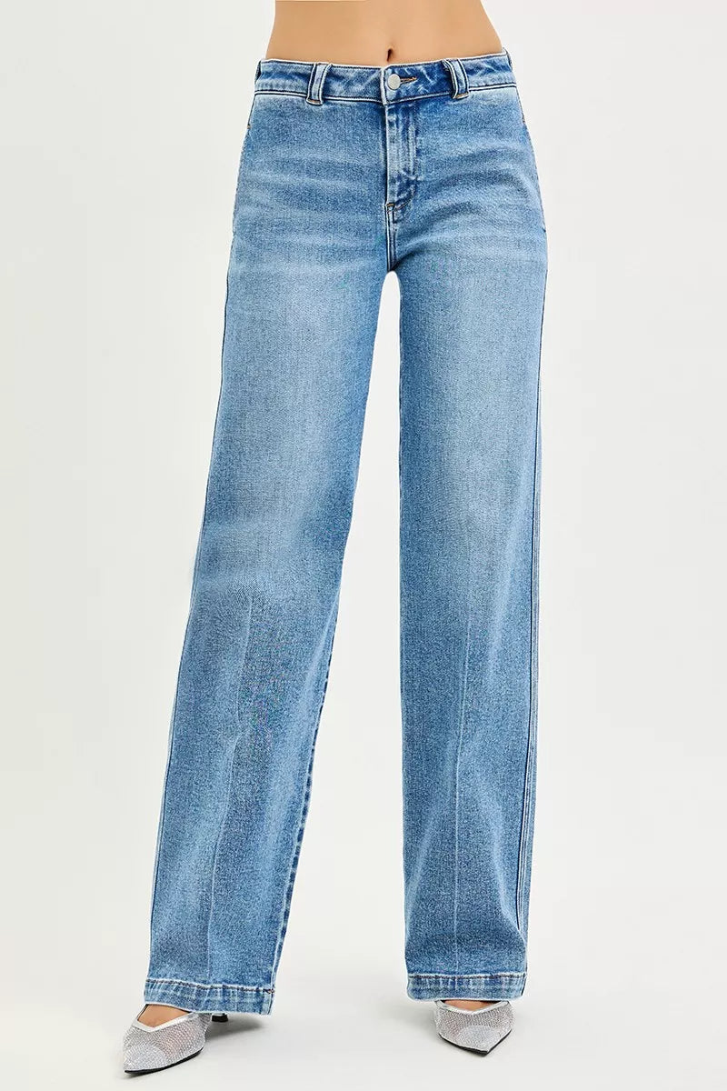 RISEN Slouchy Straight Jeans on Simply Obsessed