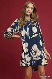 UMGEE Floral High-Low Babydoll Dress on Simply Obsessed