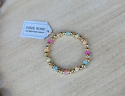 DIXIE ROSE 14K Gold Filled Colorful Gold Bracelet on Simply Obsessed
