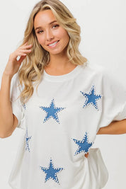 BiBi Fourth Of July Terry T-Shirt on Simply Obsessed